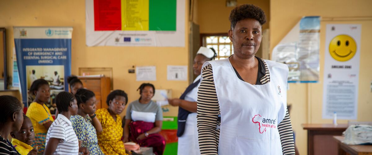 world health worker week Zambia: CHW Josephine Katwamba, credit David Brazier