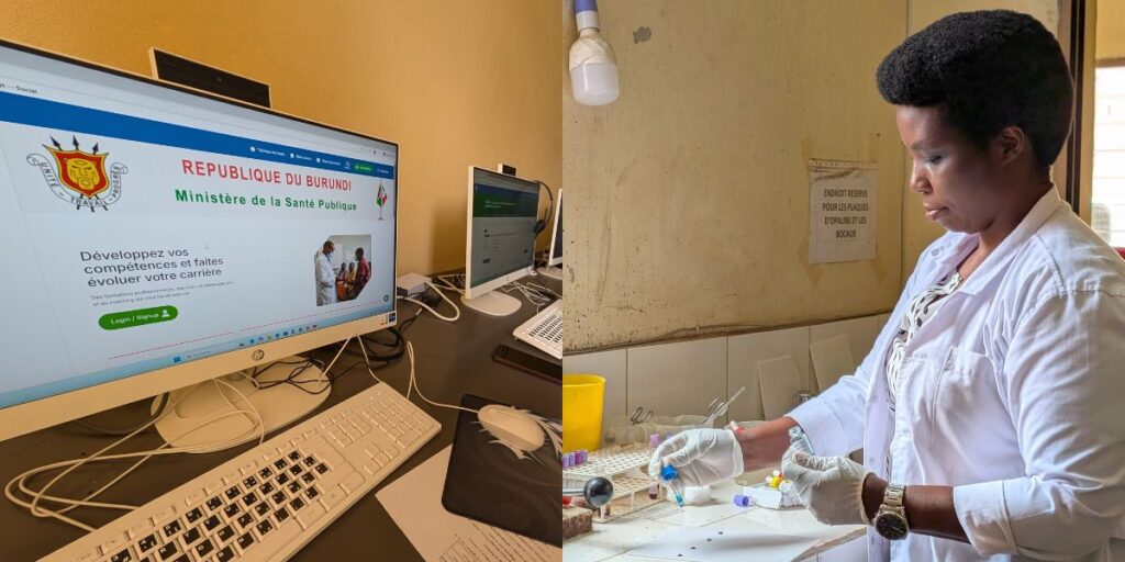 formation des professionnels de santé au Burundi dans le projet Amagara Yacu